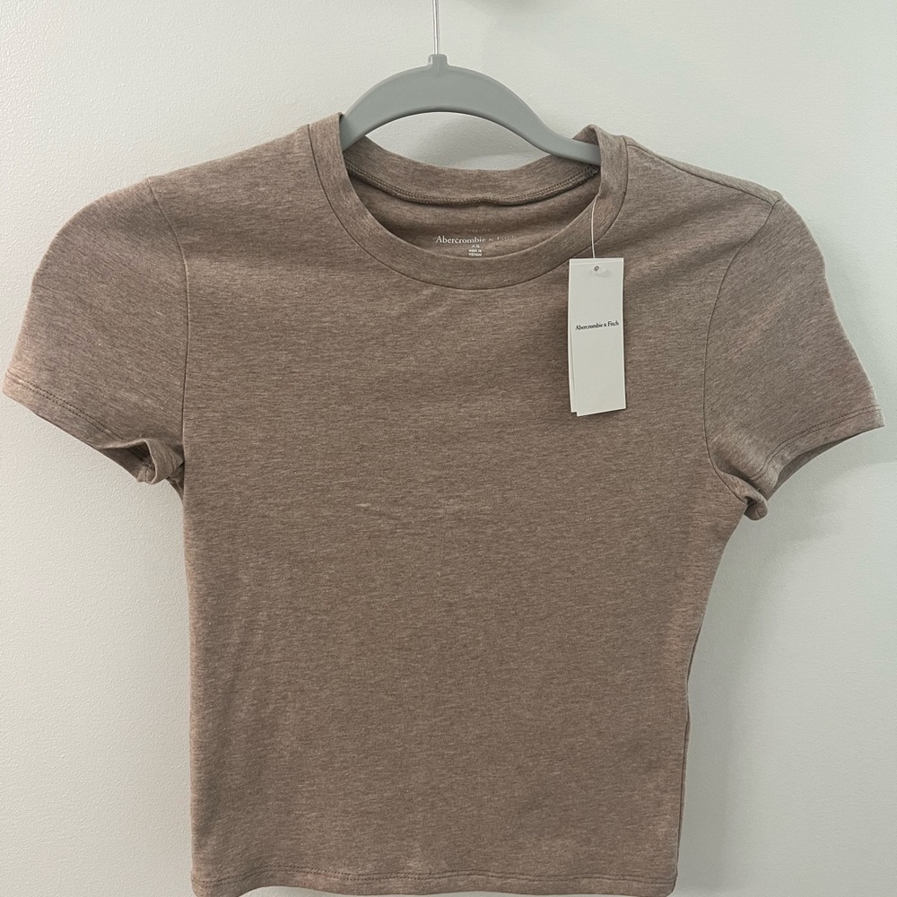 Tan Cropped Top